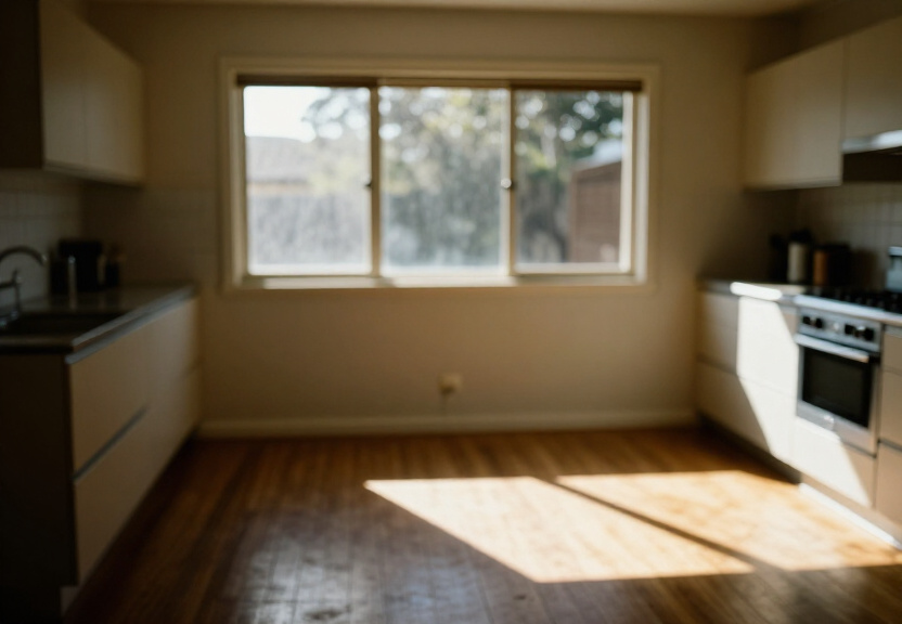 Clean kitchen in Caringbah after pest control treatment